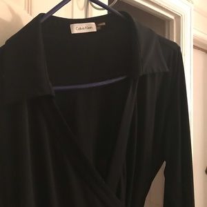 Calvin Klein wrap dress